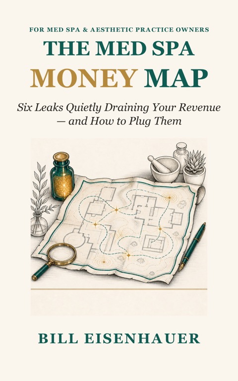 The Med Spa Money Map: Six Leaks Quietly Draining Your Revenue — book cover