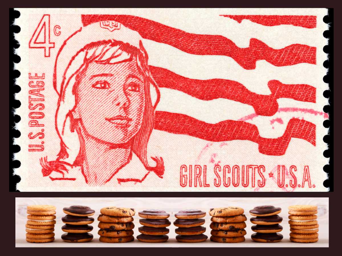 Girl Scouts stamp